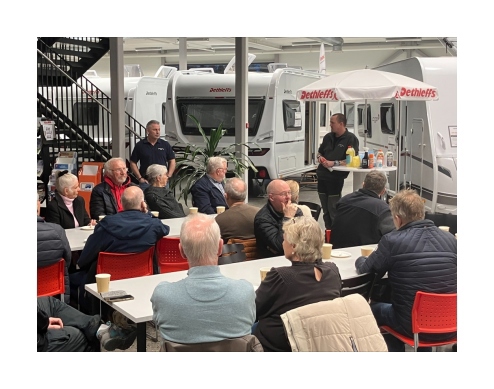 Fra medlemsmøte hos Williams Caravan 26.03.2025