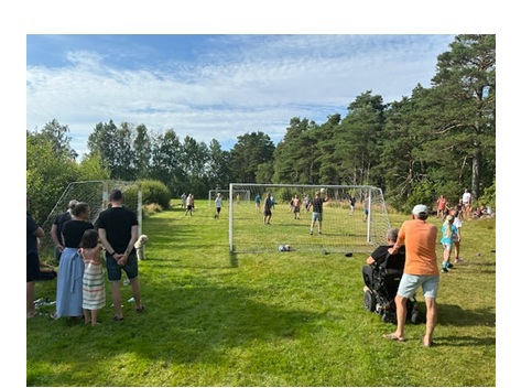 Fotballkamp på Listranda 14.07.25