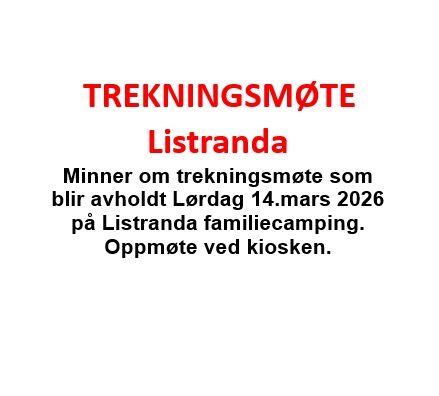 Artikkelbilde til artikkelen Trekningsmøte Listranda