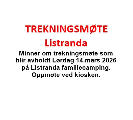 Trekningsmøte Listranda