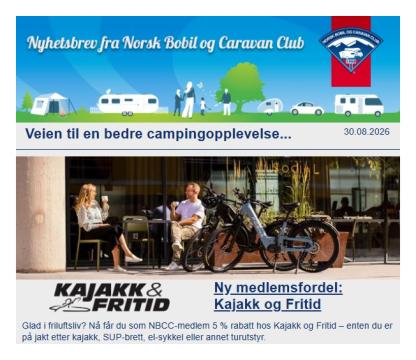 Nyhetsbrev fra NBCC